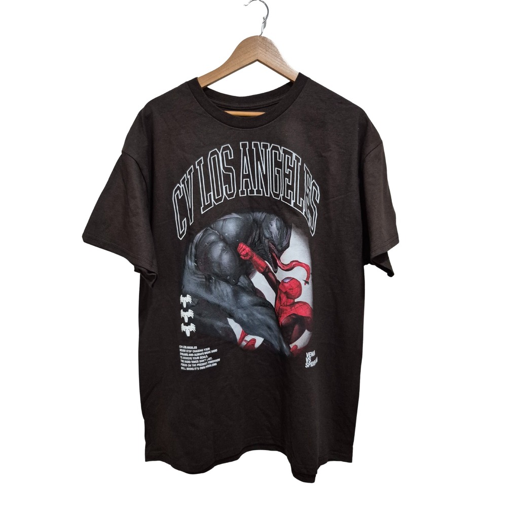 CVLA‎ x Spider-Man vs. Venom T-Shirt Brown (SIZE: XL)